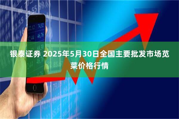 银泰证券 2025年5月30日全国主要批发市场苋菜价格行情