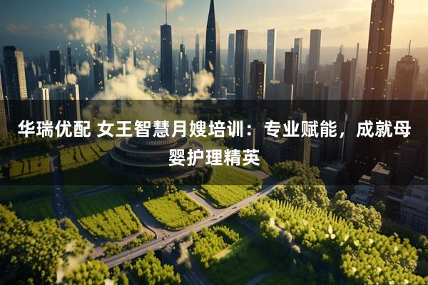 华瑞优配 女王智慧月嫂培训：专业赋能，成就母婴护理精英