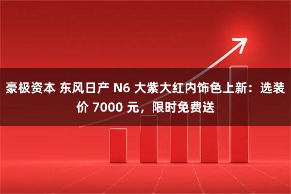 豪极资本 东风日产 N6 大紫大红内饰色上新：选装价 7000 元，限时免费送