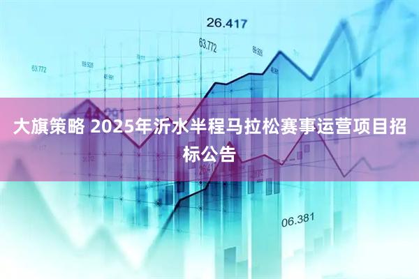 大旗策略 2025年沂水半程马拉松赛事运营项目招标公告